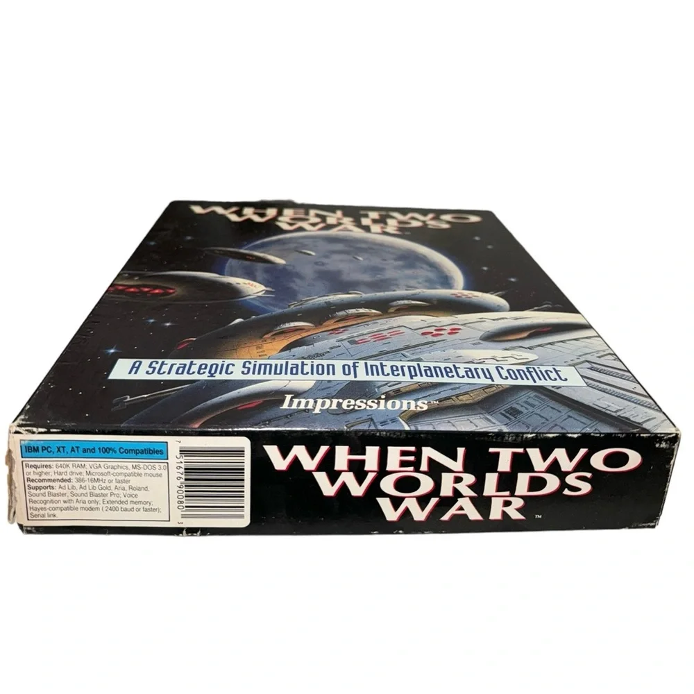 When Two Worlds War (PC, 1993) Vintage 90s Rare Video Game